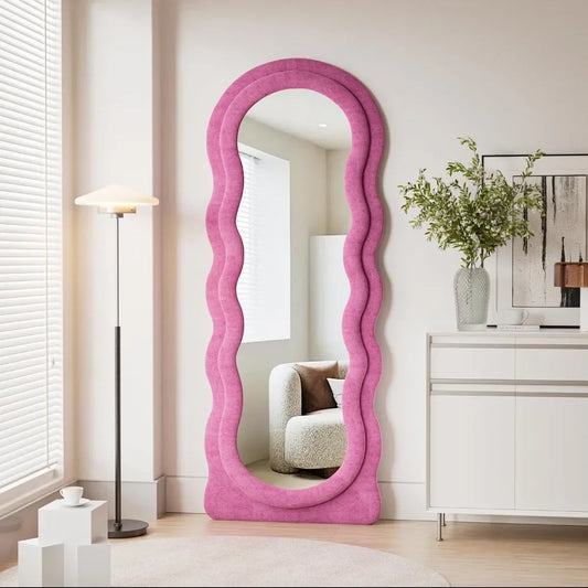 Wavy Floor Mirror