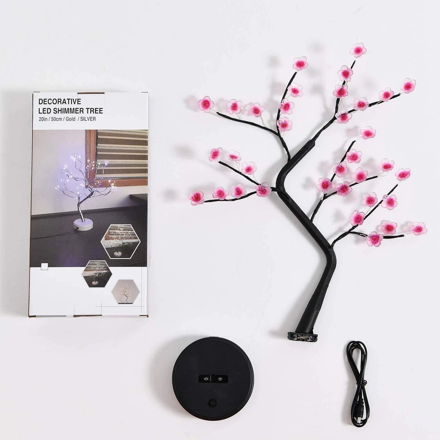 Cherry Blossom Bonsai LED Tree Light