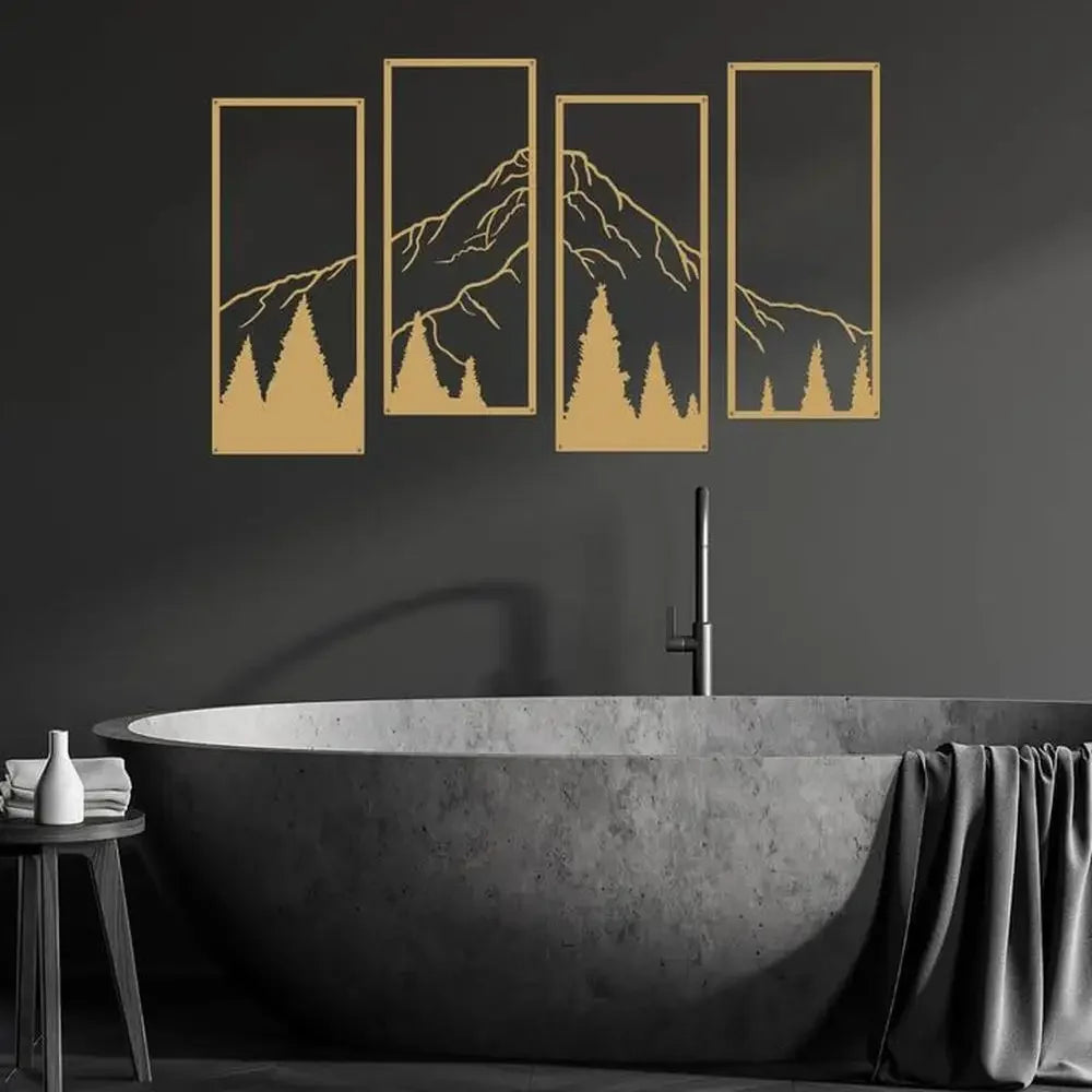 Mountain and Forest Wall Decor