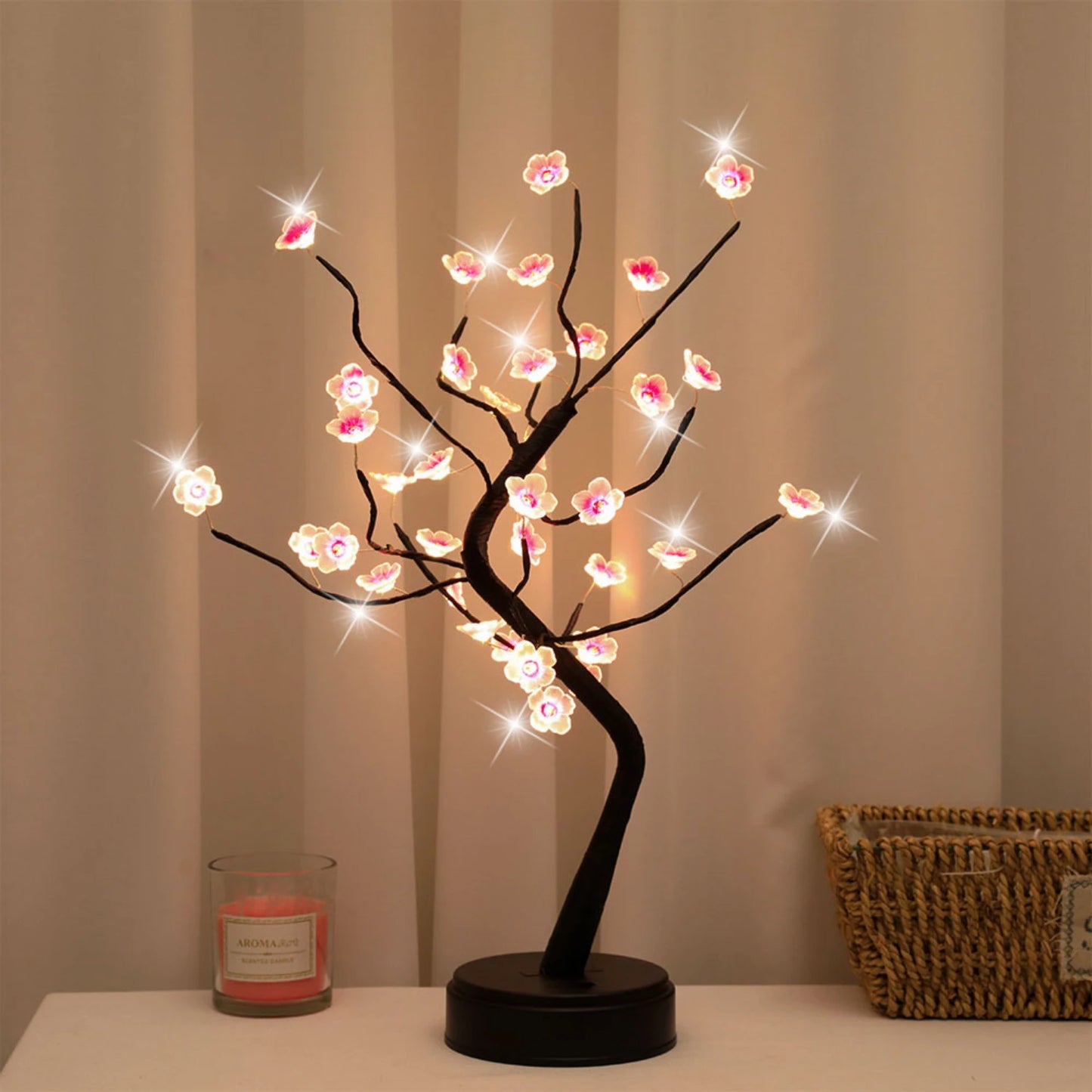 Cherry Blossom Bonsai LED Tree Light