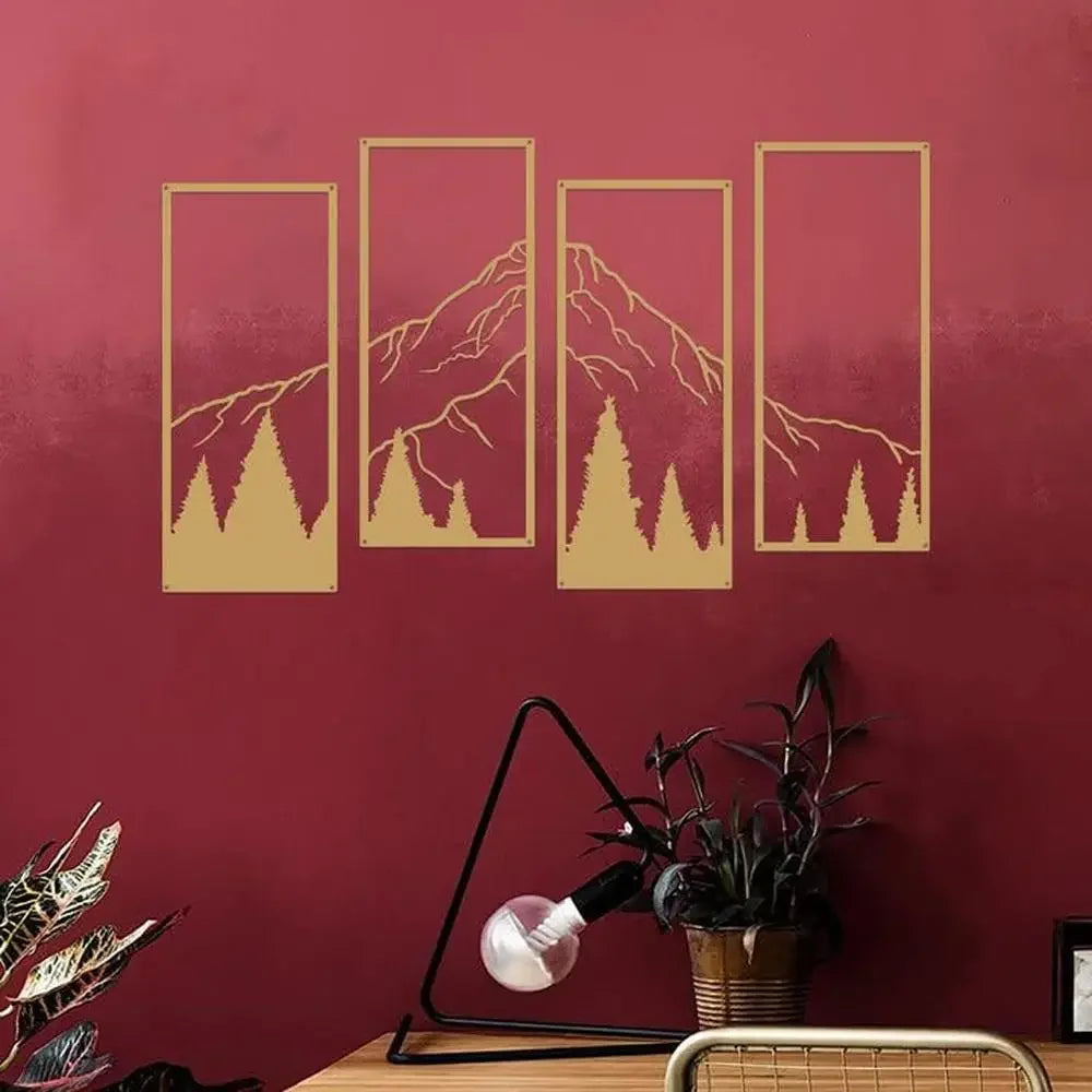 Mountain and Forest Wall Decor