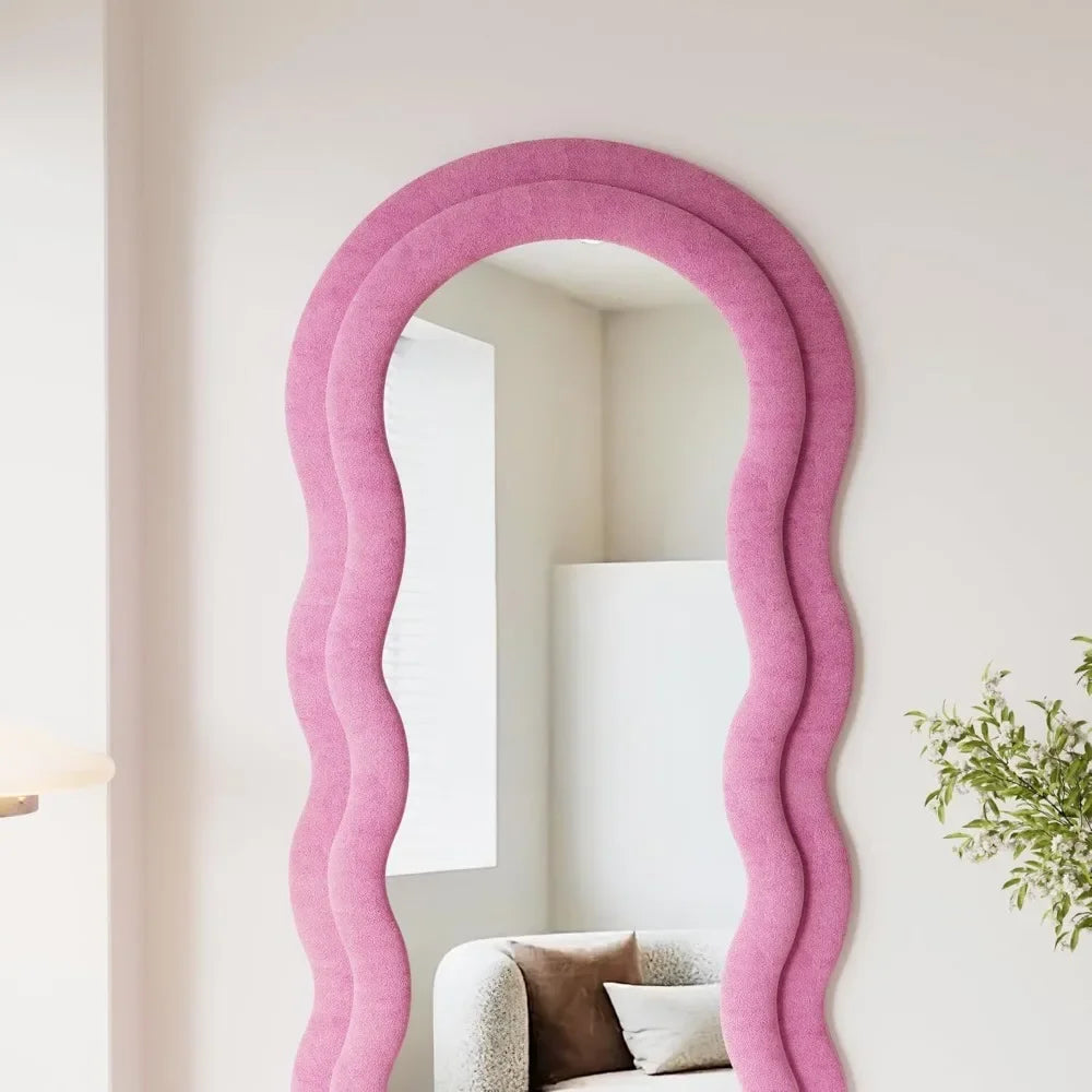 Wavy Floor Mirror