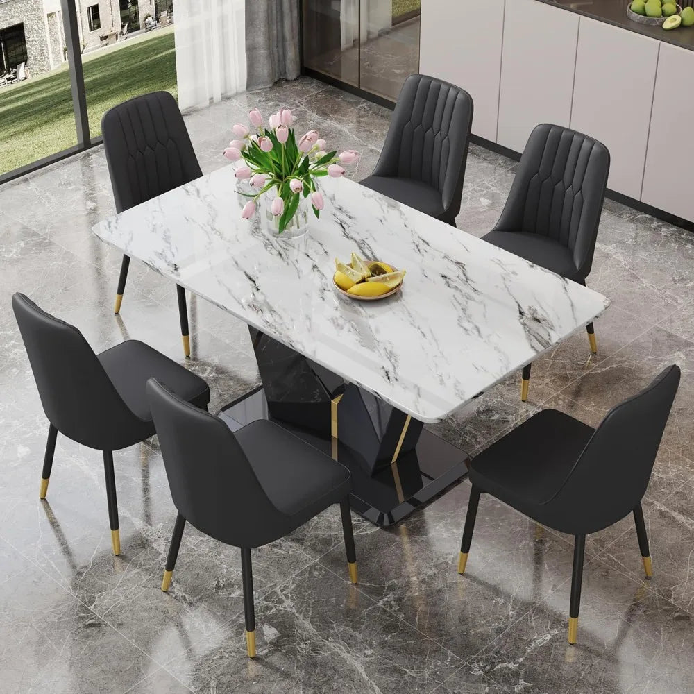 Modern Dining Room Table and Chairs